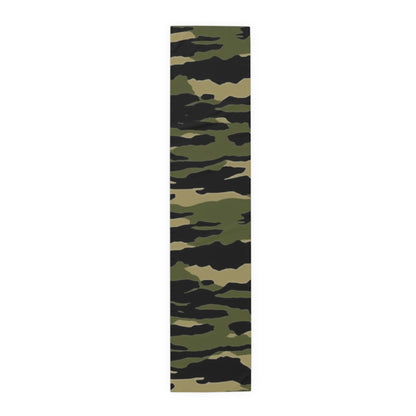 Tiger Stripe Camouflage: Military Style - Table Runner (Cotton, Poly)