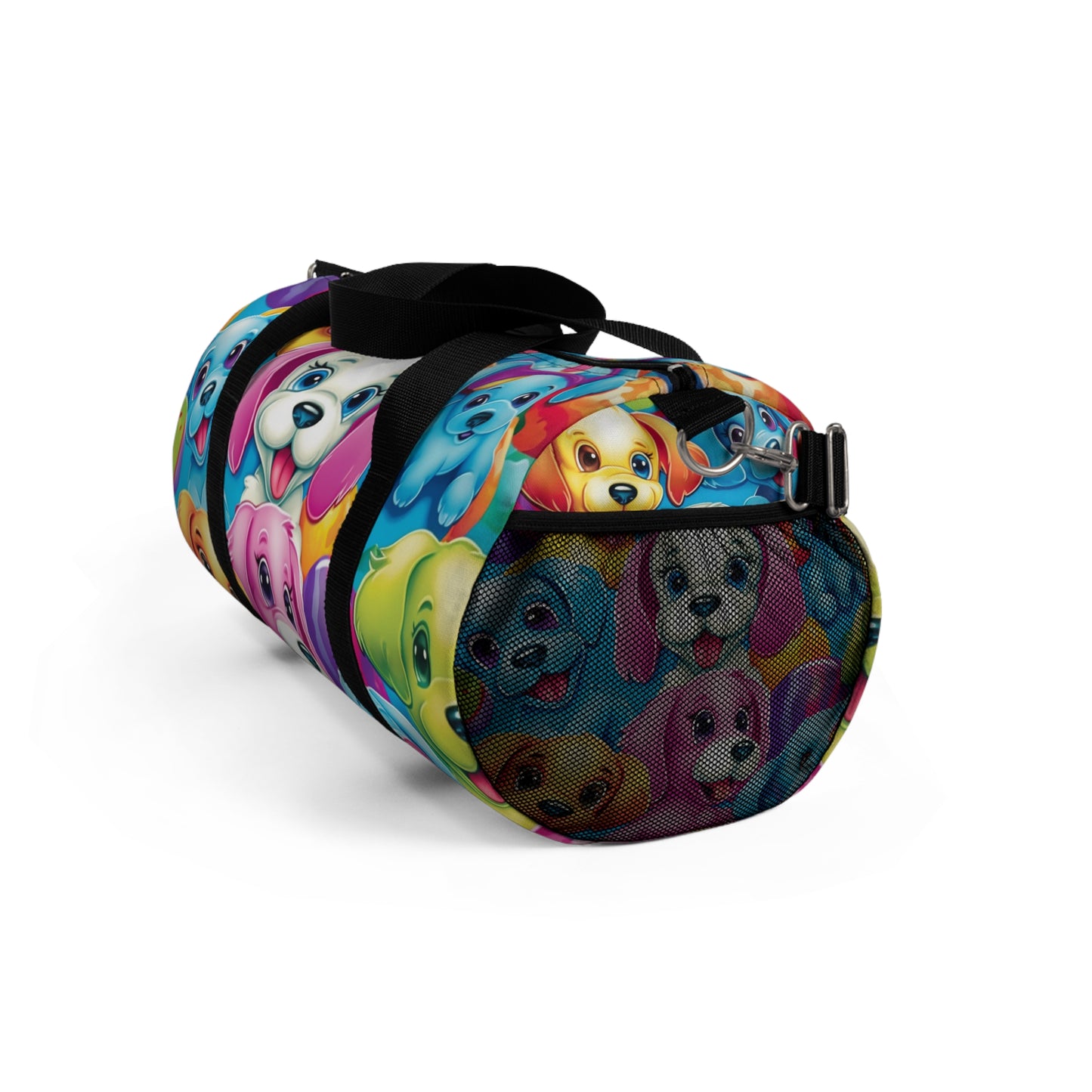 Happy Puppy & Dog Design - Vivid and Eye-Catching - Duffel Bag