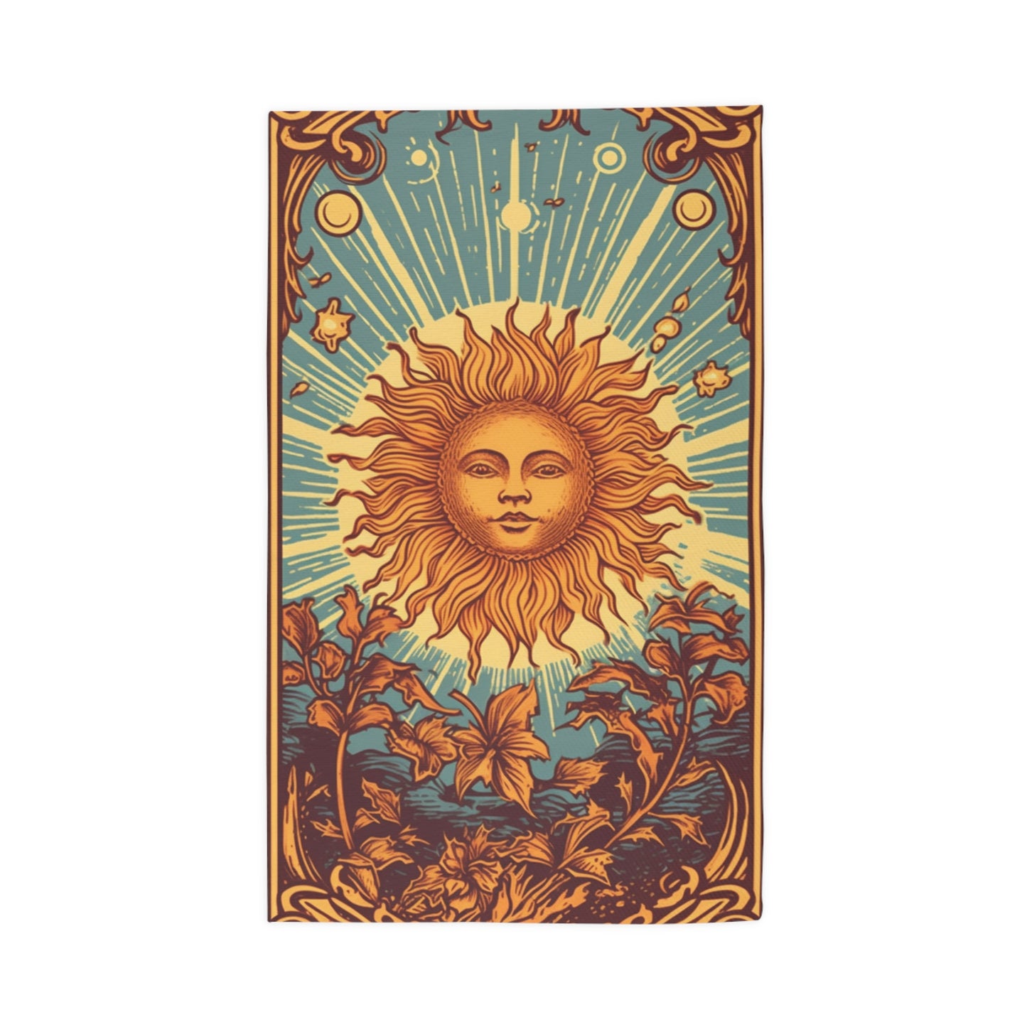 Sun Tarot Card Symbol of Growth, Life, and Radiance - Dobby Rug