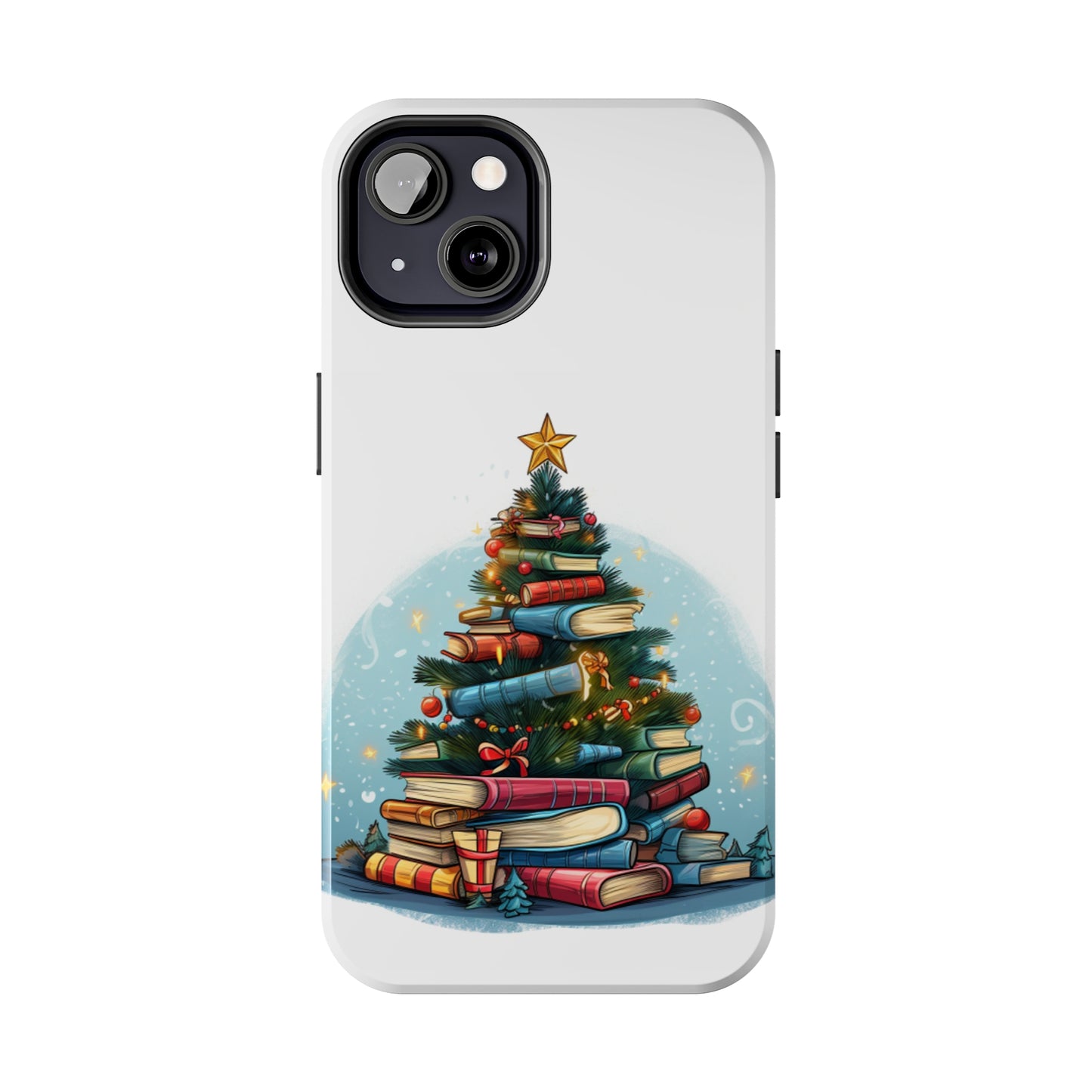 Book Lover Christmas Tree, Gift For Readers - Tough Phone Cases