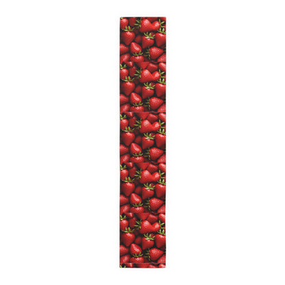 Strawberry Patch Picks: Home Decor and Gifts for the Ultimate Berry Fan - Table Runner (Cotton, Poly)