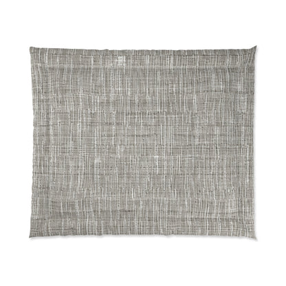 Silver Grey: Denim-Inspired, Contemporary Fabric Design - Comforter