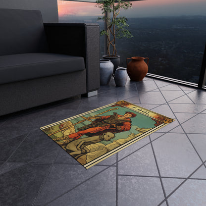 Mystical Tarot - Artistic Depiction of The Fool Card - Outdoor Rug