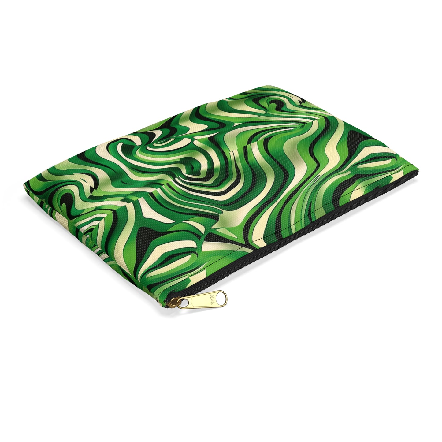 Disco Zebra Green - Accessory Pouch