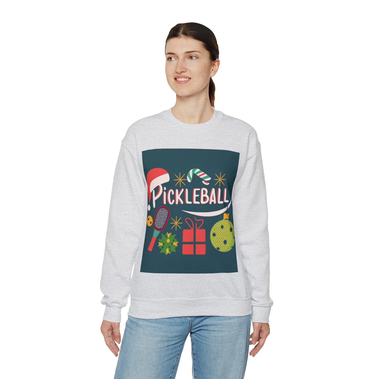 Pickleball Gift for Christmas - Unisex Heavy Blend™ Crewneck Sweatshirt