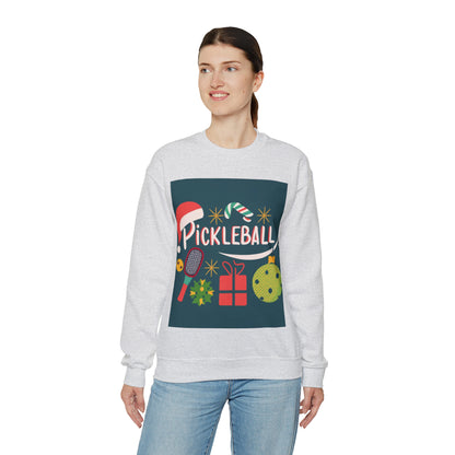 Regalo de Pickleball para Navidad - Sudadera unisex Heavy Blend™ con cuello redondo 