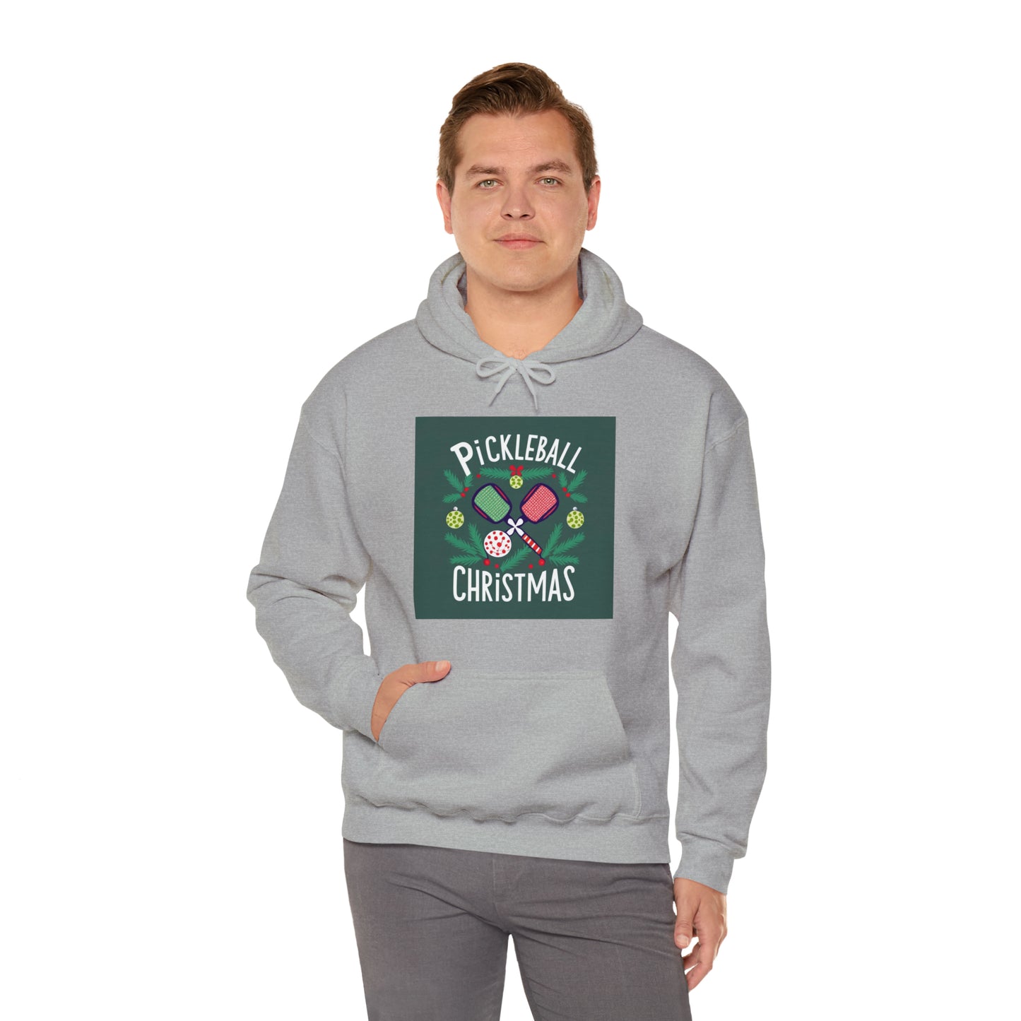 Pickleball Navidad - Sudadera con capucha unisex Heavy Blend™