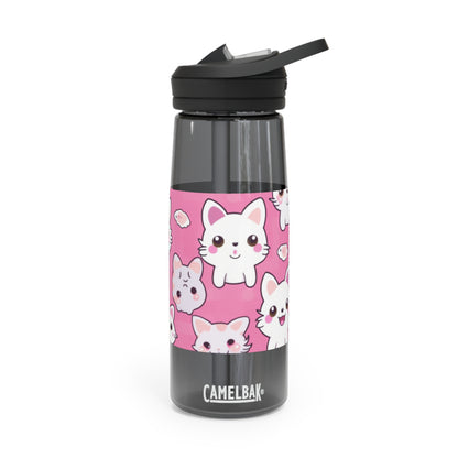 Cartoon Anime Kitten, Cat, Kitty - Cute and Colorful - CamelBak Eddy®  Water Bottle, 20oz\25oz