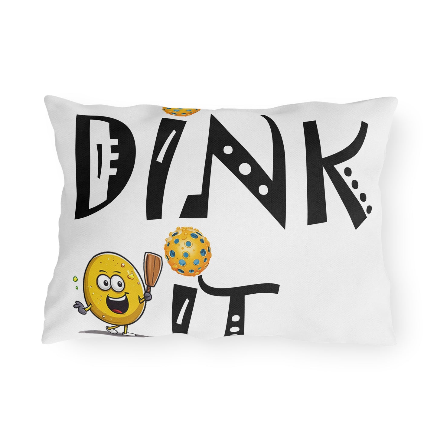 Pickleball Dink It: Sport Strategy Game Style - Gift Enthusiasts & Players - Outdoor Pillows