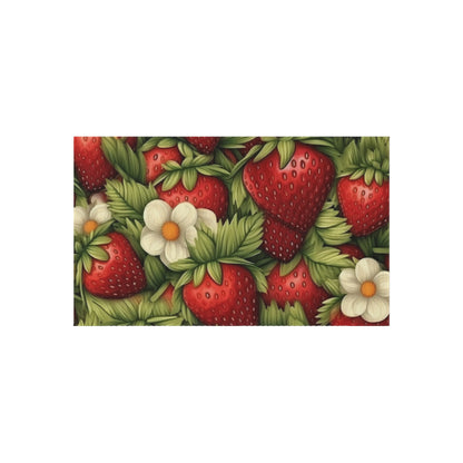 Strawberry Euphoria: The Ultimate Guide to Celebrating Life's Sweetest BerryOutdoor Rug