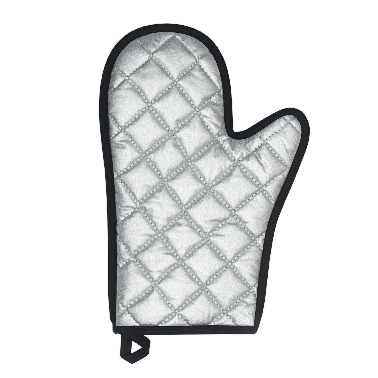 Silver Grey: Denim-Inspired, Contemporary Fabric Design - Oven Glove