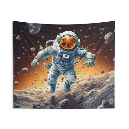 Galactic Adventurer - Celestial Star Art: Deep Space Exploration - Indoor Wall Tapestries