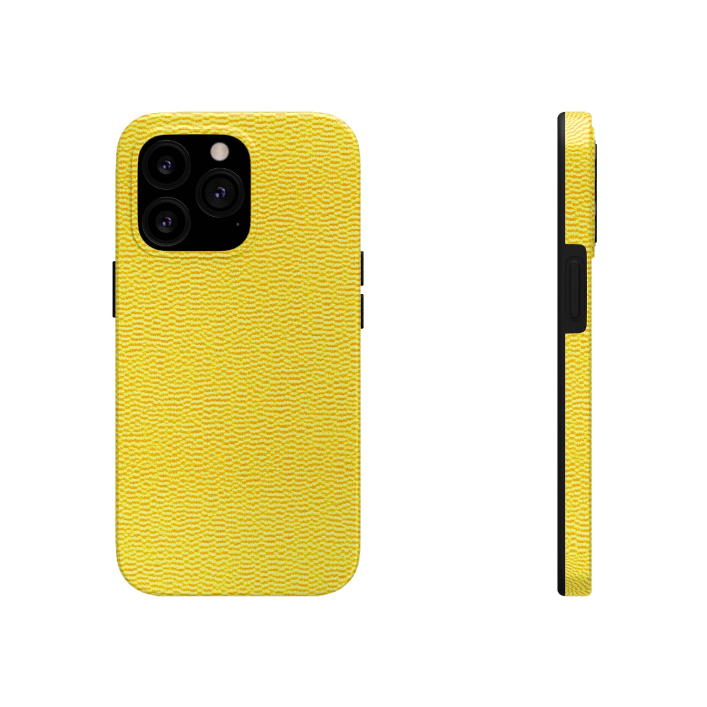 Sunshine Yellow Lemon: tela alegre e inspirada en la mezclilla - Fundas resistentes para teléfonos