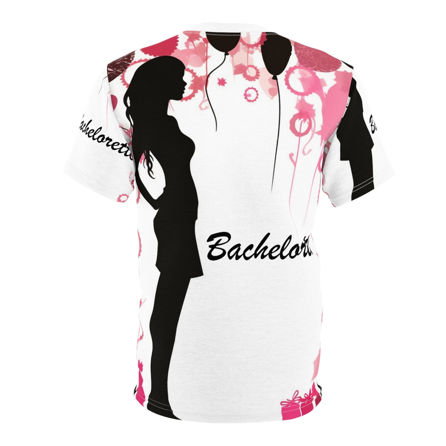 Bachelorette Fiesta Divertida y atrevida fiesta de novia - Camiseta unisex cortada y cosida (AOP)