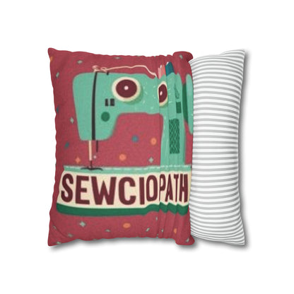 Sewing Sewciopath - Spun Polyester Square Pillow Case