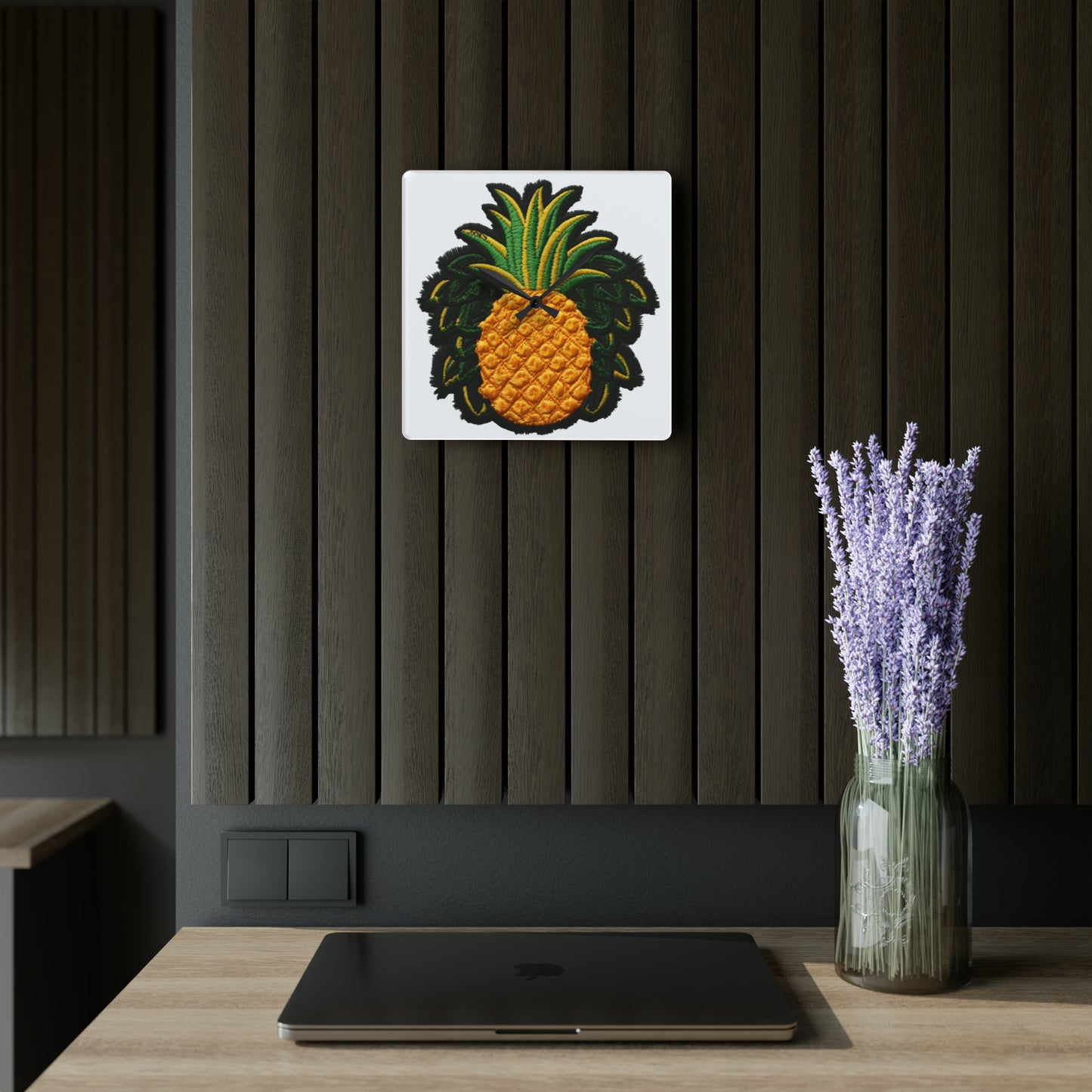 Pineapple - Acrylic Wall Clock