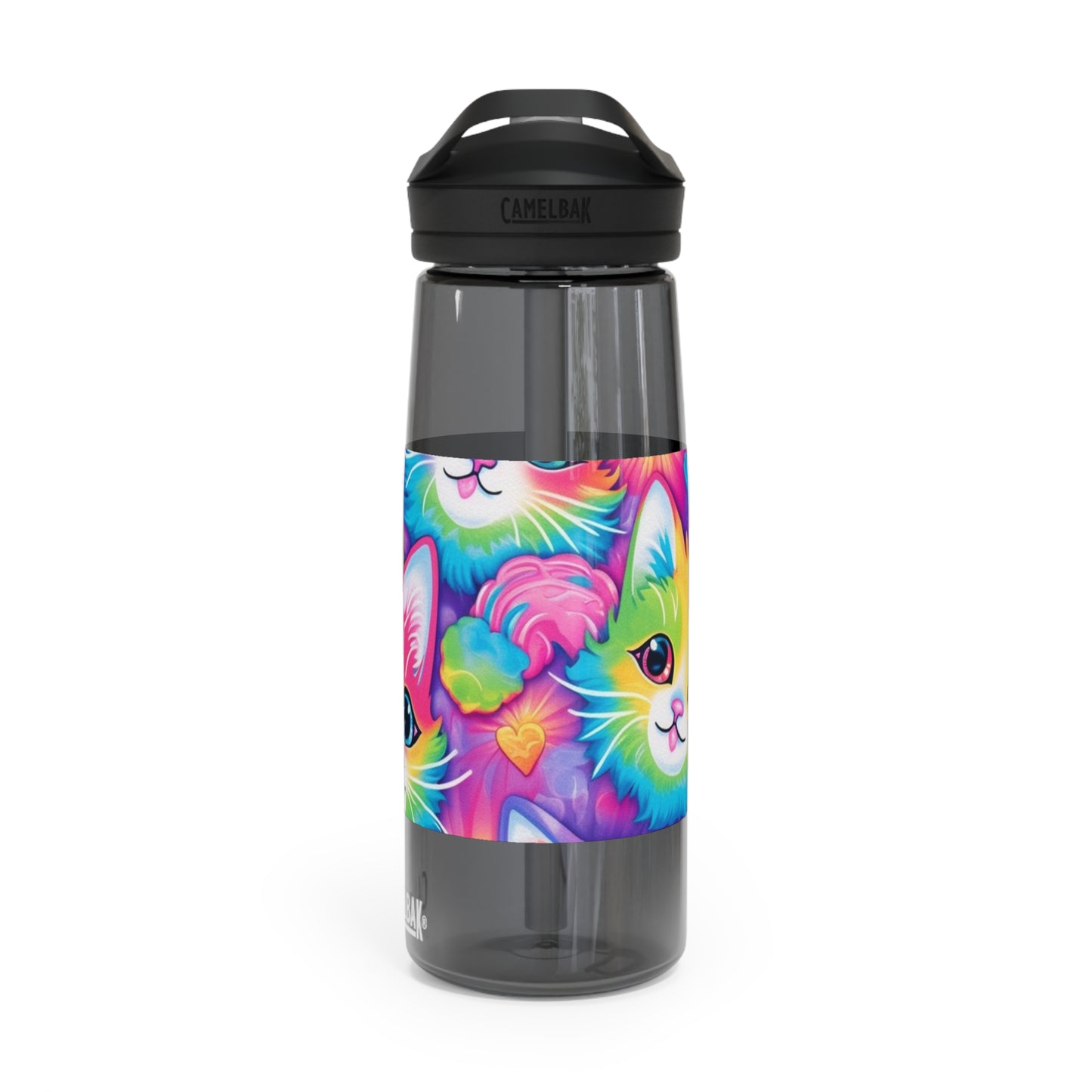 Happy Kitten & Cat Design - Vivid, Colorful & Eye-Catching - CamelBak Eddy®  Water Bottle, 20oz\25oz