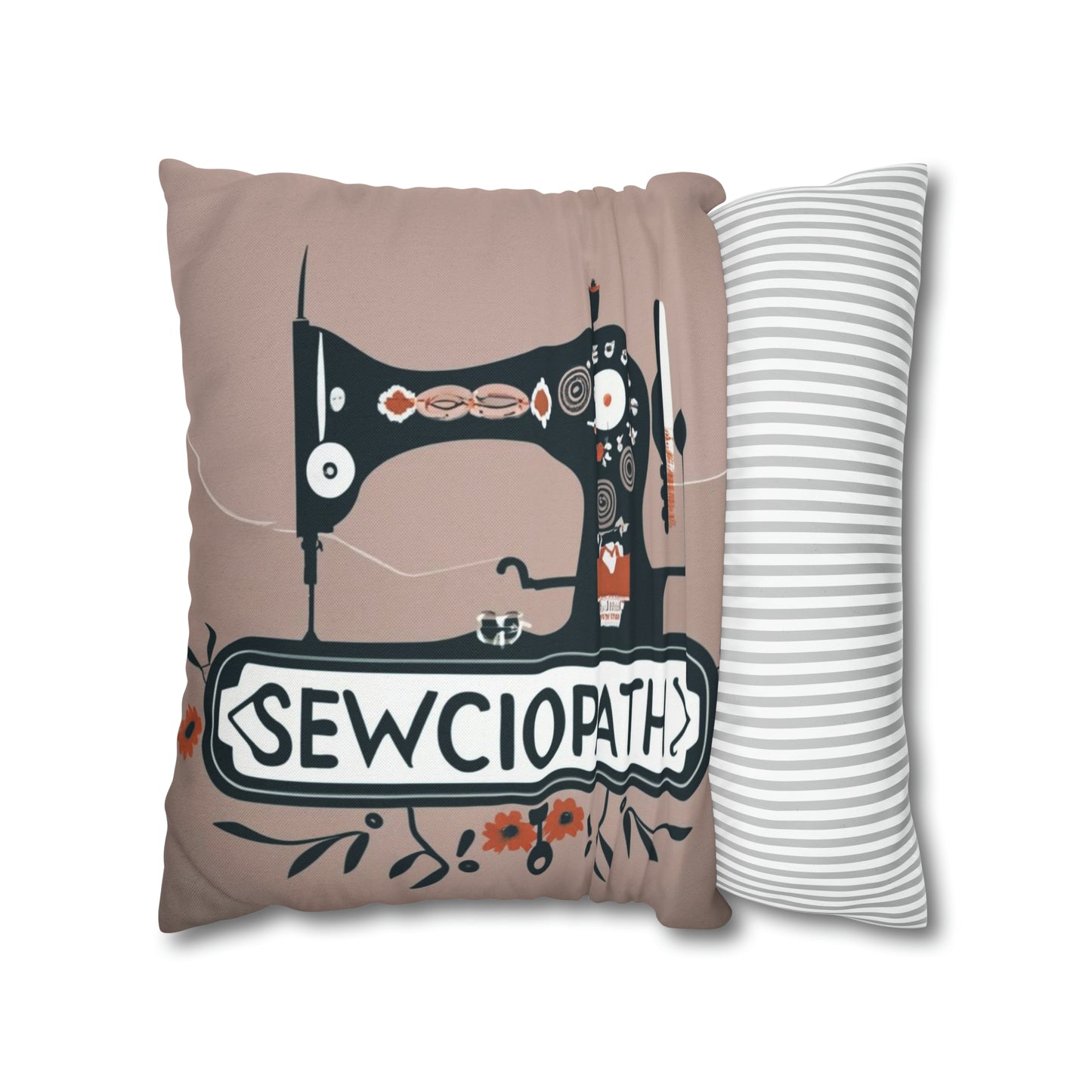 Sewciopath Sewing - Spun Polyester Square Pillow Case