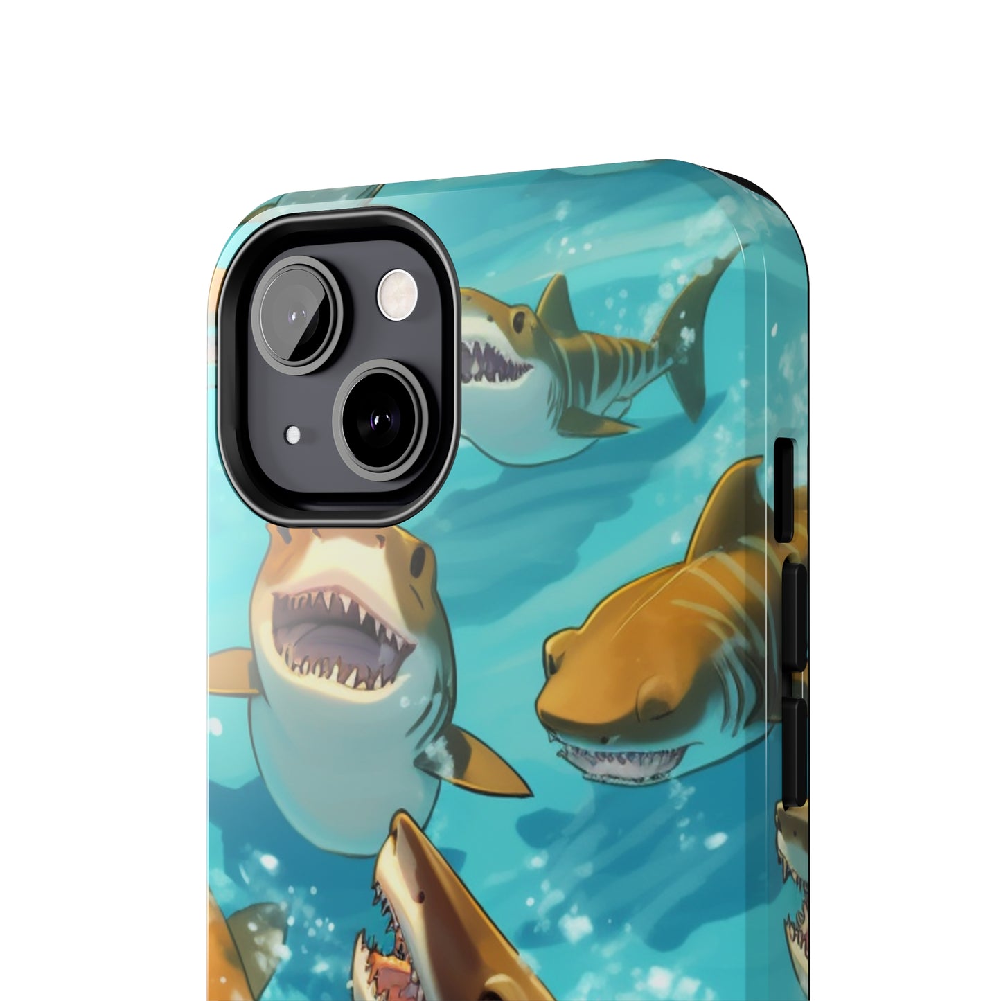 Tiger Shark: Ocean Marine Wildlife - Underwater - Tough Phone Cases