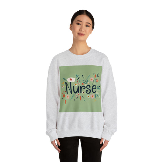 Cottagecore Nurse Gift - Unisex Heavy Blend™ Crewneck Sweatshirt