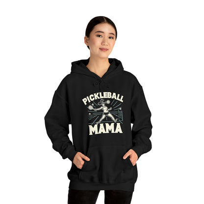 Pickleball Mama - Moms, Sporty Graphic, Pickleball Enthusiast Design - Unisex Heavy Blend™ Hooded Sweatshirt