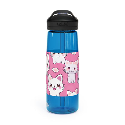 Cartoon Anime Kitten, Cat, Kitty - Cute and Colorful - CamelBak Eddy®  Water Bottle, 20oz\25oz