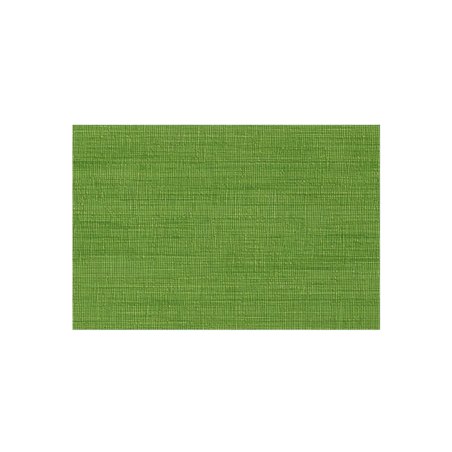 Olive Green Denim-Style: Seamless, Textured Fabric - Outdoor Rug