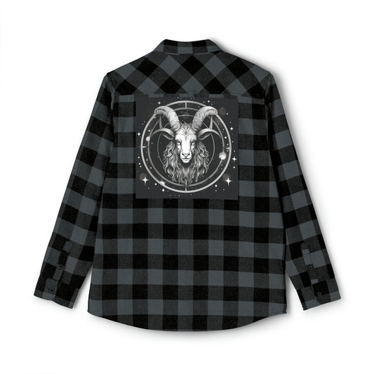 Capricorn Astrology Sign - Unisex Flannel Shirt