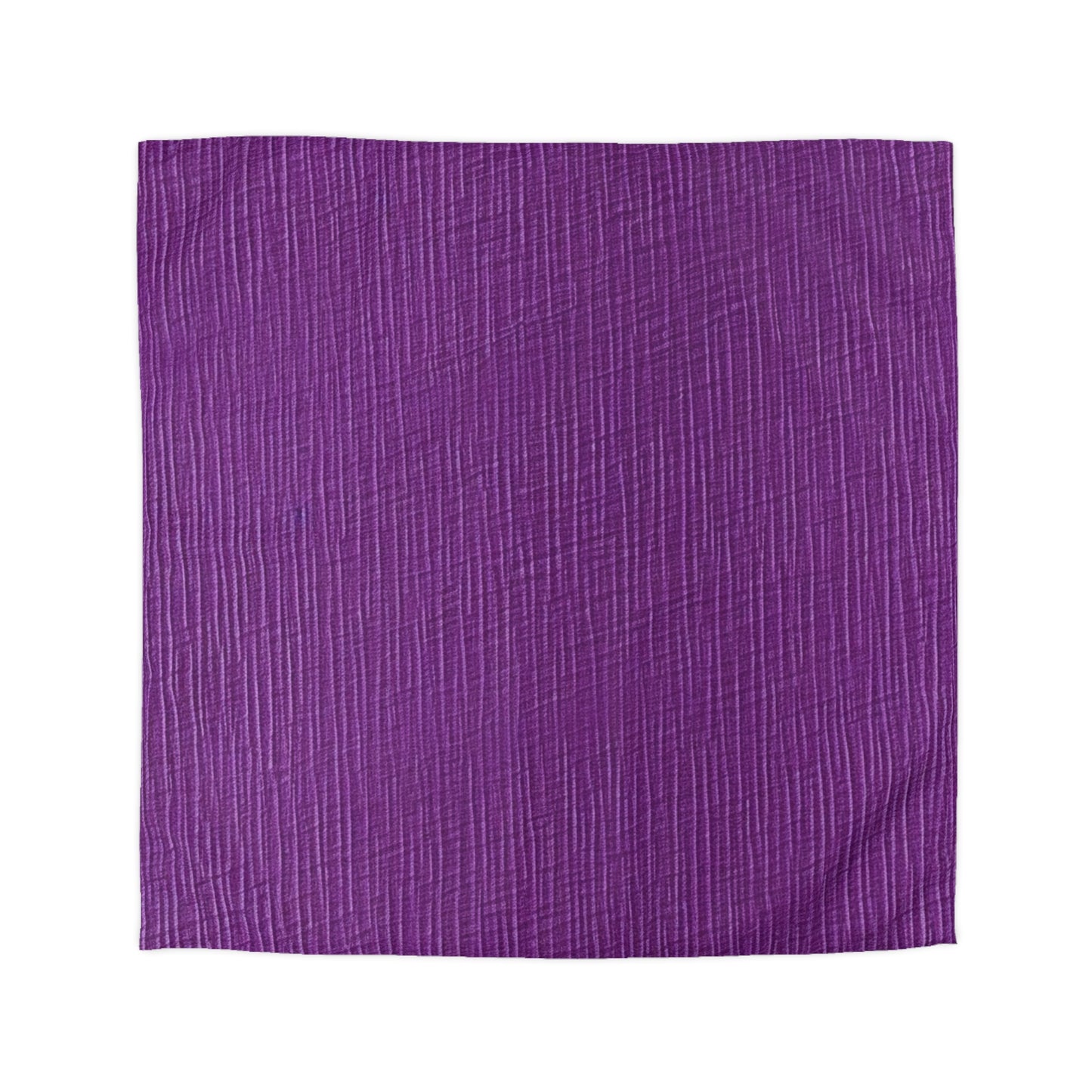 Violet/Plum/Purple: Denim-Inspired Luxurious Fabric - Microfiber Duvet Cover