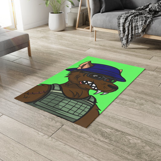 Military Army Cyborg Wolve Dobby Rug