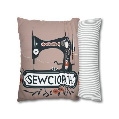 Sewciopath Sewing - Spun Polyester Square Pillow Case