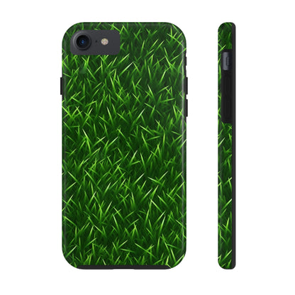 Touch Grass Indoor Style Outdoor Green Artificial Grass Turf - Tough Phone Cases