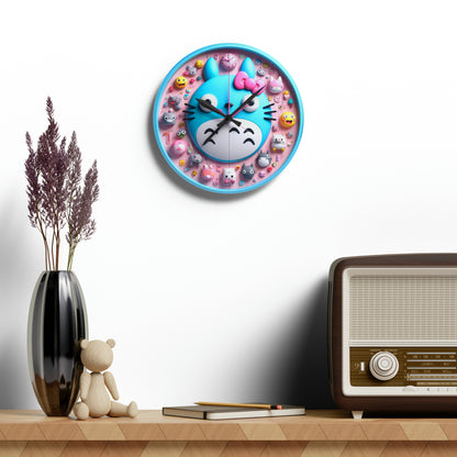 Reloj de pared acrílico estilo japonés Kawaii Cute Anime 