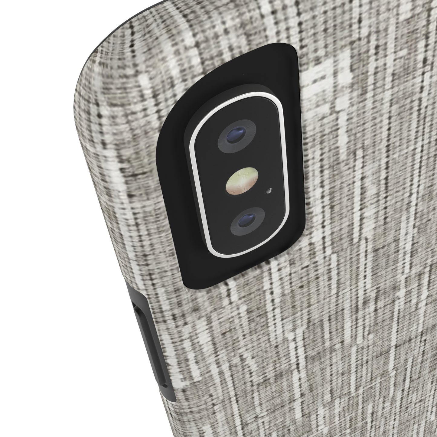 Silver Grey: Denim-Inspired, Contemporary Fabric Design - Tough Phone Cases