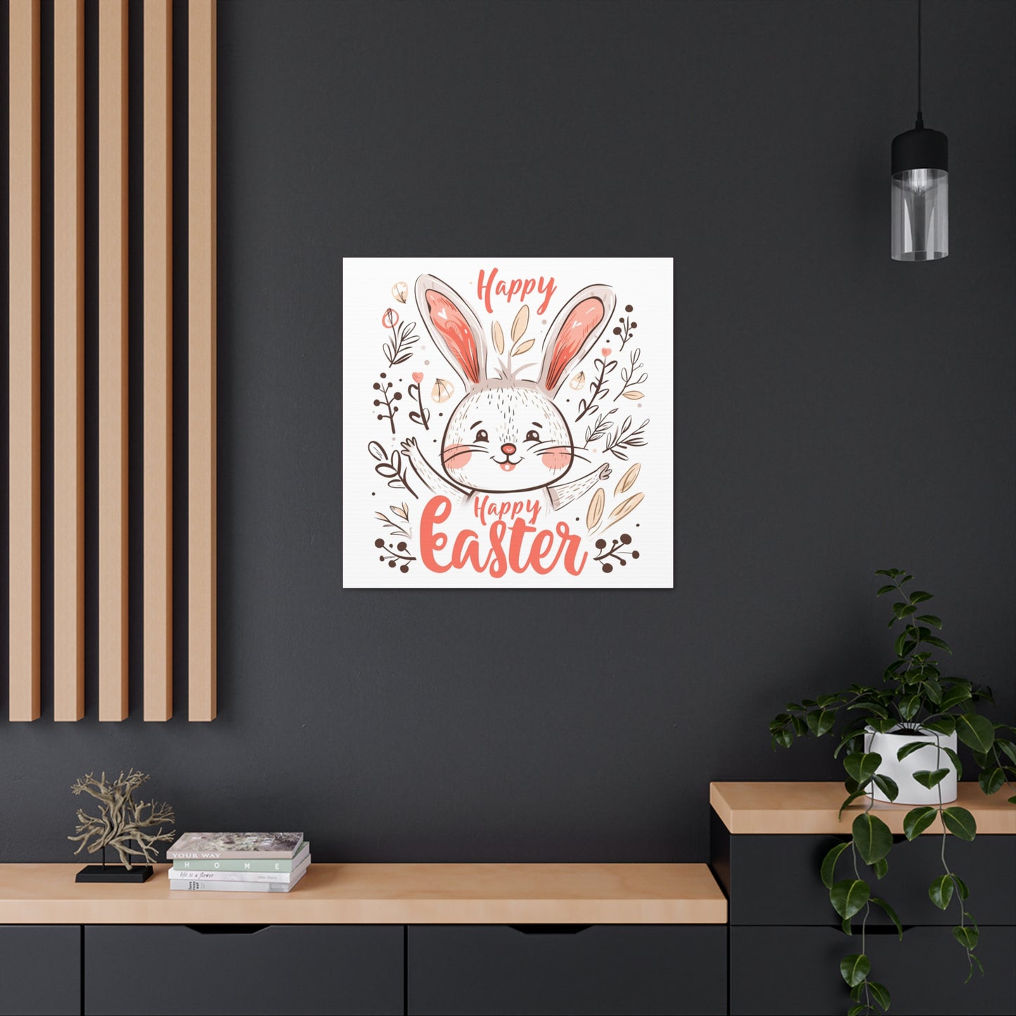 Happy Easter Bunny, Canvas Gallery Wraps