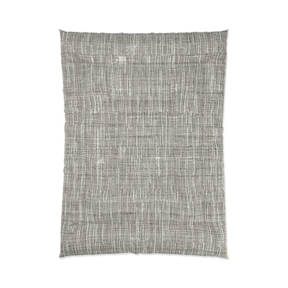 Silver Grey: Denim-Inspired, Contemporary Fabric Design - Comforter