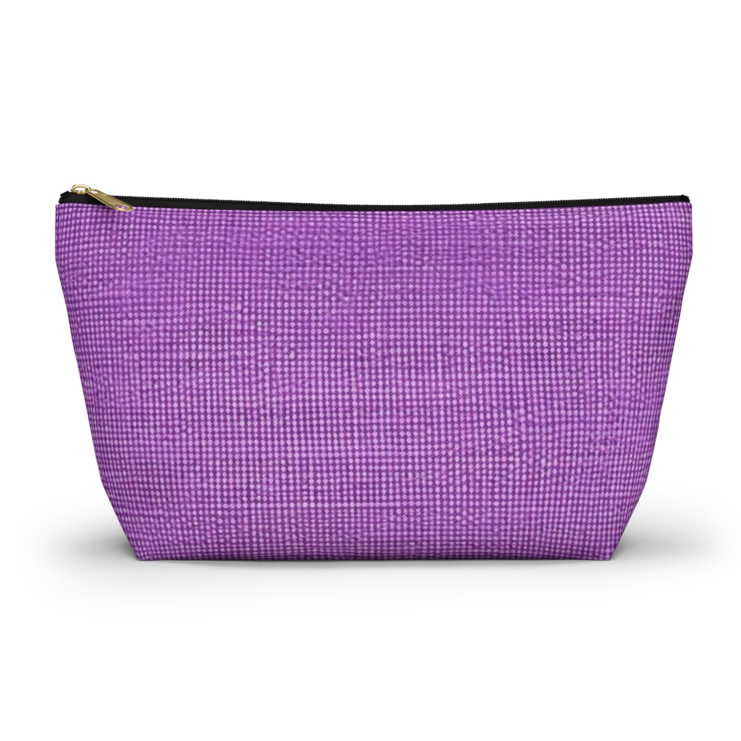 Hyper Iris Orchid Red: Denim-Inspired, Bold Style - Accessory Pouch w T-bottom