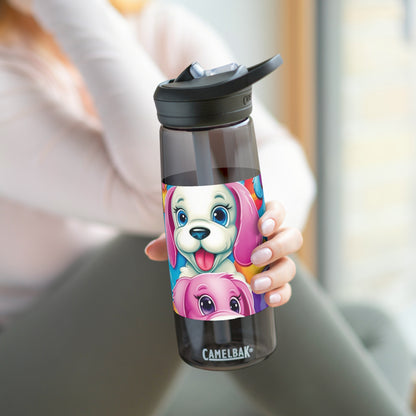 Happy Puppy & Dog Design - Vivid and Eye-Catching - CamelBak Eddy®  Water Bottle, 20oz\25oz