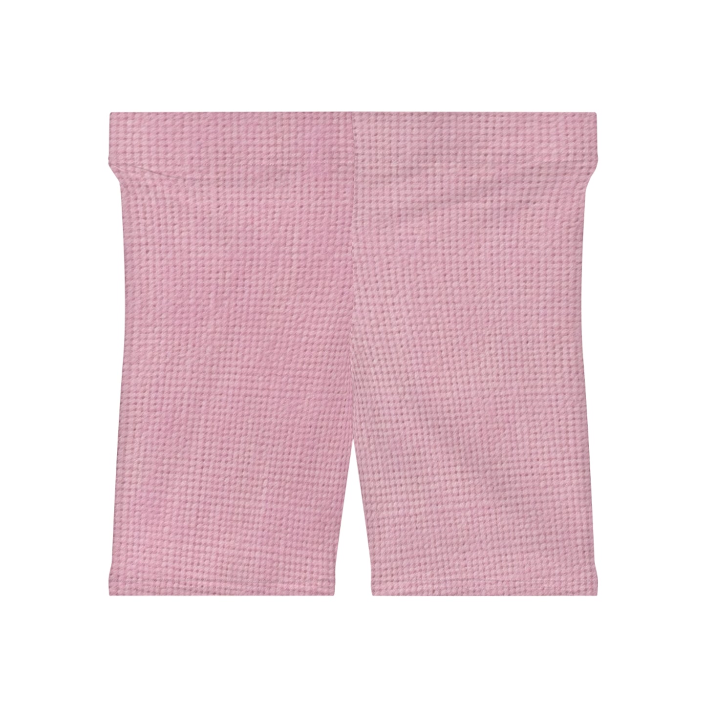 Blushing Garment Dye Pink: tela de tonos suaves inspirada en la mezclilla - Shorts ciclistas para mujer (AOP) 