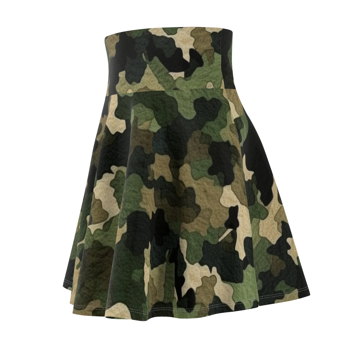 Classic Camo | Camouflage Wrap | Traditional Camo - Women's Skater Skirt (AOP)