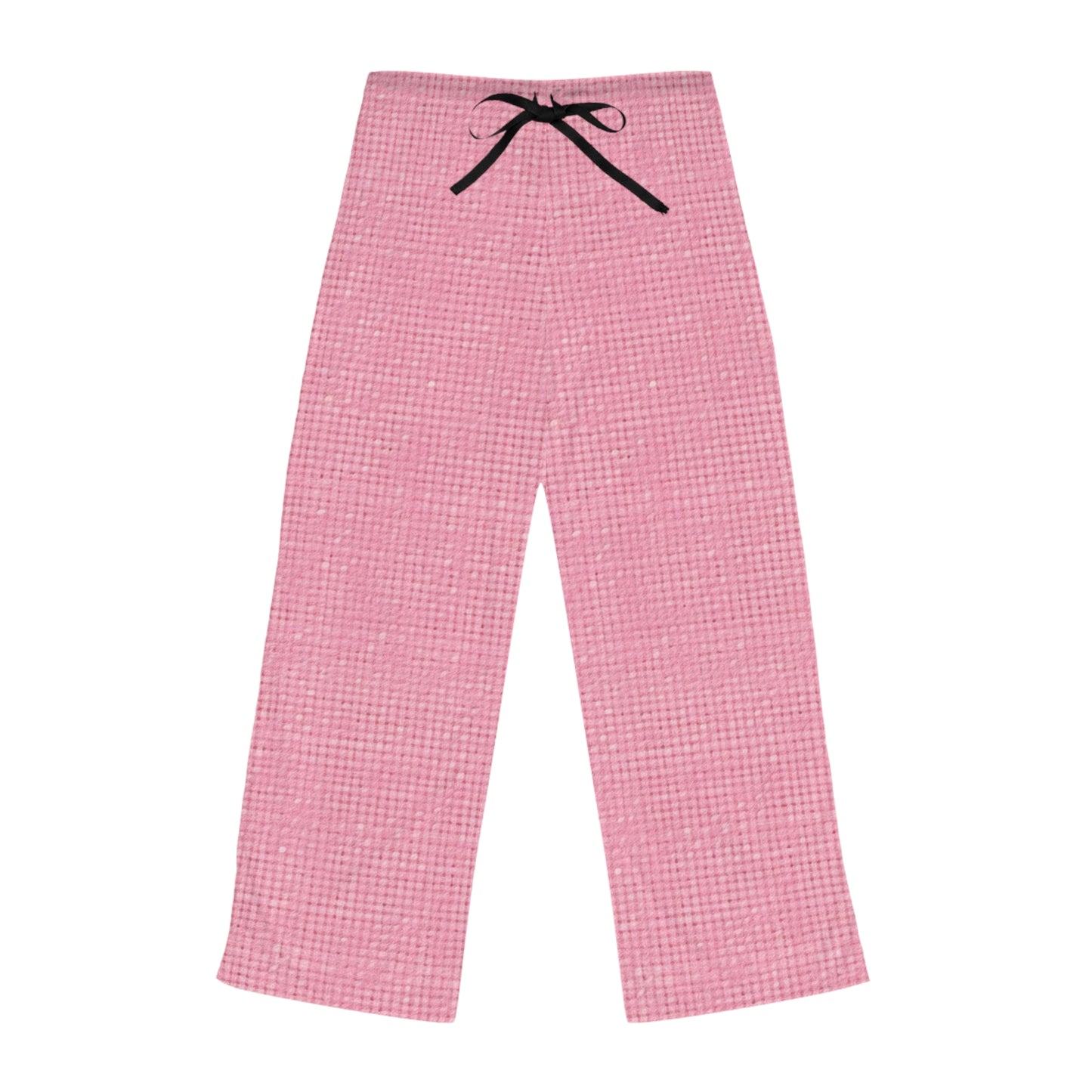 Diseño de tela refrescante inspirado en la mezclilla rosa pastel - Pantalones de pijama para mujer (AOP) 