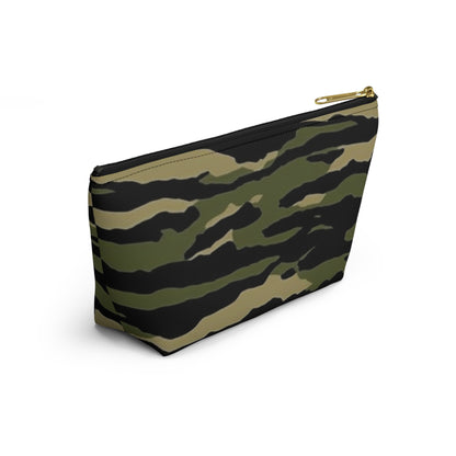 Tiger Stripe Camouflage: Military Style - Accessory Pouch w T-bottom