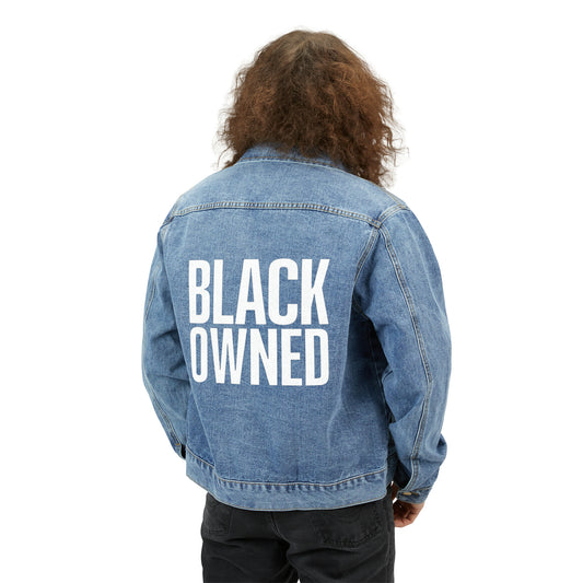 Black Owned, Gift For Him, Men's Denim Jacket
