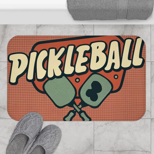 Pickleball Retro - Alfombra de baño