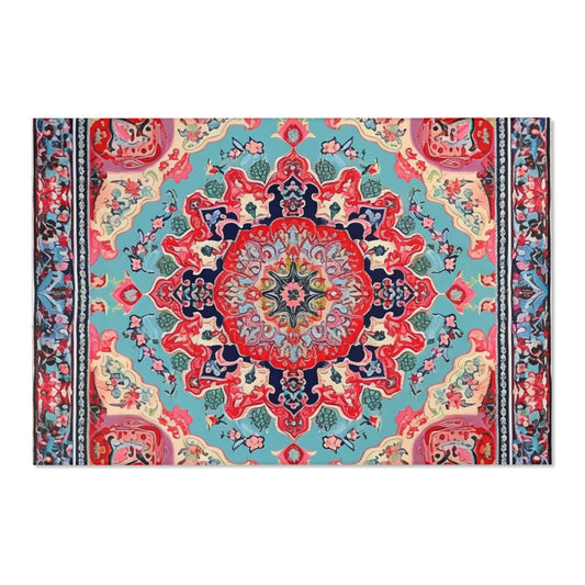 Traditional Oriental Medallion Area Rug by Rugshop - Carpet Rugs for Living Room