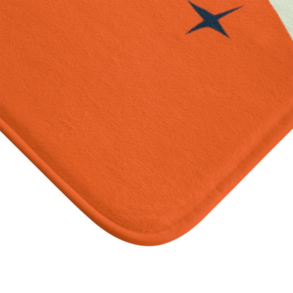 Retro B-Ball Shine - Basketball Game Day Celebration Old School - Bath Mat