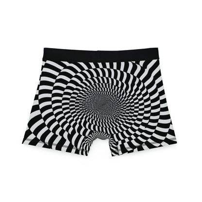 Vortex, Optical Illusion, Mens Swimsuit, Mens Swim Trunks, Men Swim Shorts, Guy Swim Wear - Hybrid Swim Ready Shorts