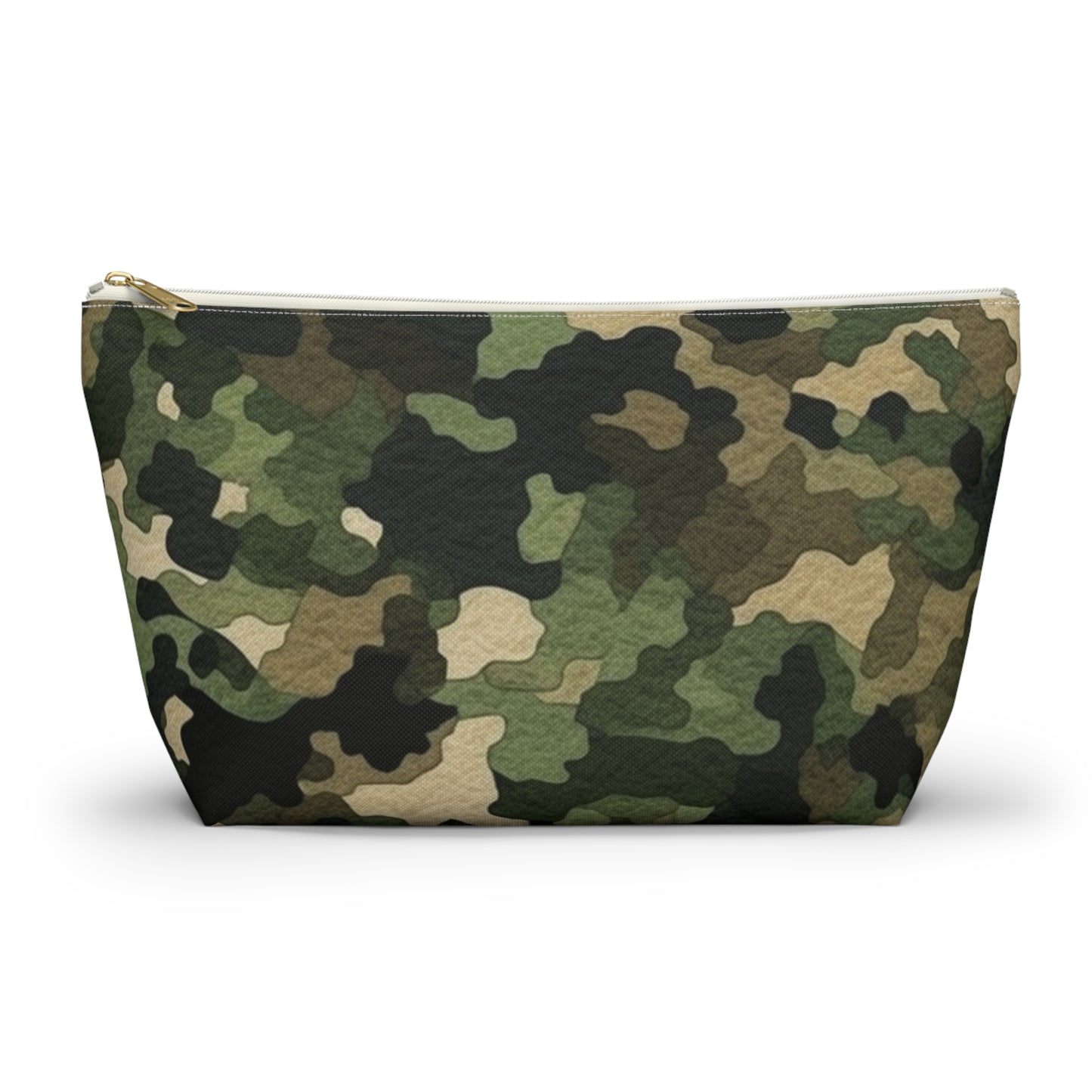 Classic Camo | Camouflage Wrap | Traditional Camo - Accessory Pouch w T-bottom