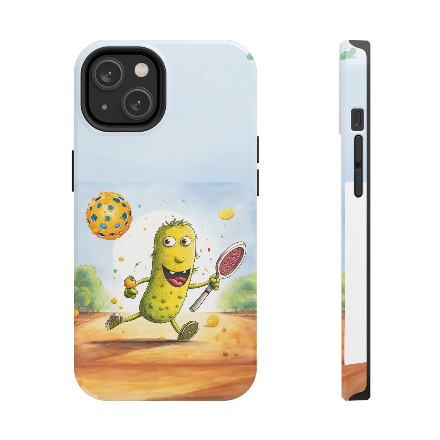 Pickleball Play: Pickle Sport Action Game, Fast Dink Ball - Tough Phone Cases