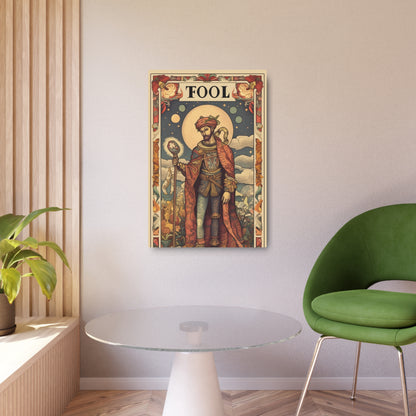 Expressive Tarot - 'The Fool' Card Artistic Reading Symbol - Metal Art Sign